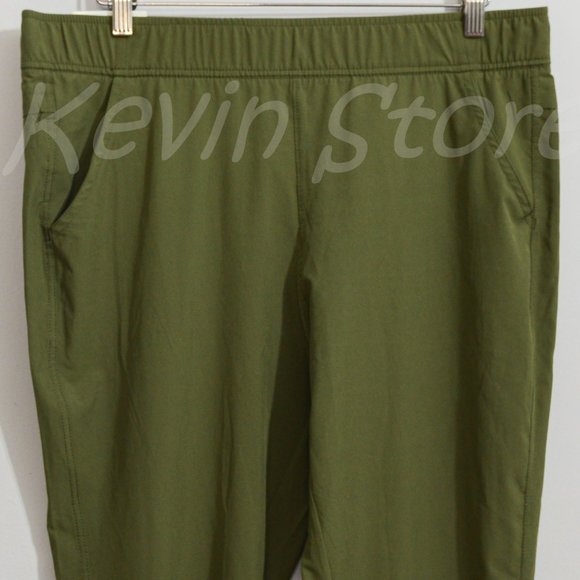 Eddie Bauer ladies GREEN Departure Ankle Pants - Picture 2 of 13